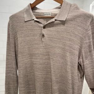 Club Monaco Long Sleeve Polo